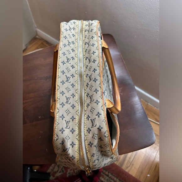 SOLD!! RARE 100% Authentic Louis Vuitton Mini Lin Marie Blue - Picture 6 of 9